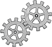 Illustration of cogs