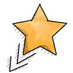Rising star icon